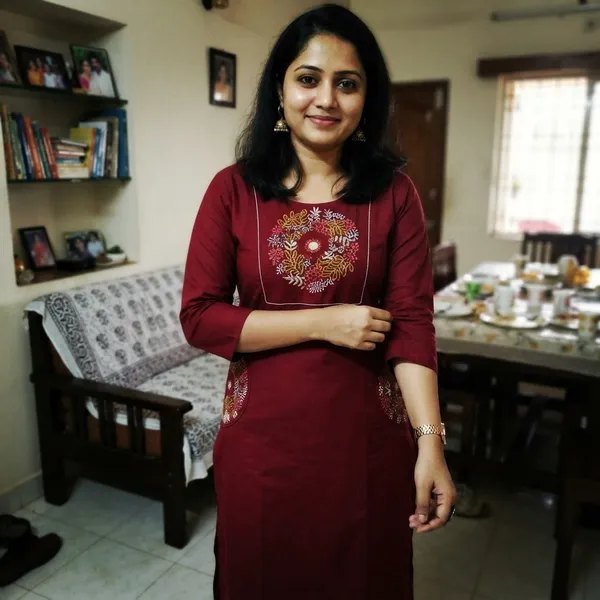 Customer wearing House of Bunkari outfit