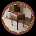 CATEGORY_OTTOMANS__wooden Crest