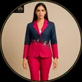 CATEGORY_BLAZER_SET__Butterfly By Simran