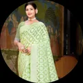 LATEST_TRENDS_LAKHNAVI_COTTON_SARI__Shree Harikrishna Textiles