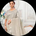 LATEST_TRENDS_LINEN_SAREE__Shree Harikrishna Textiles
