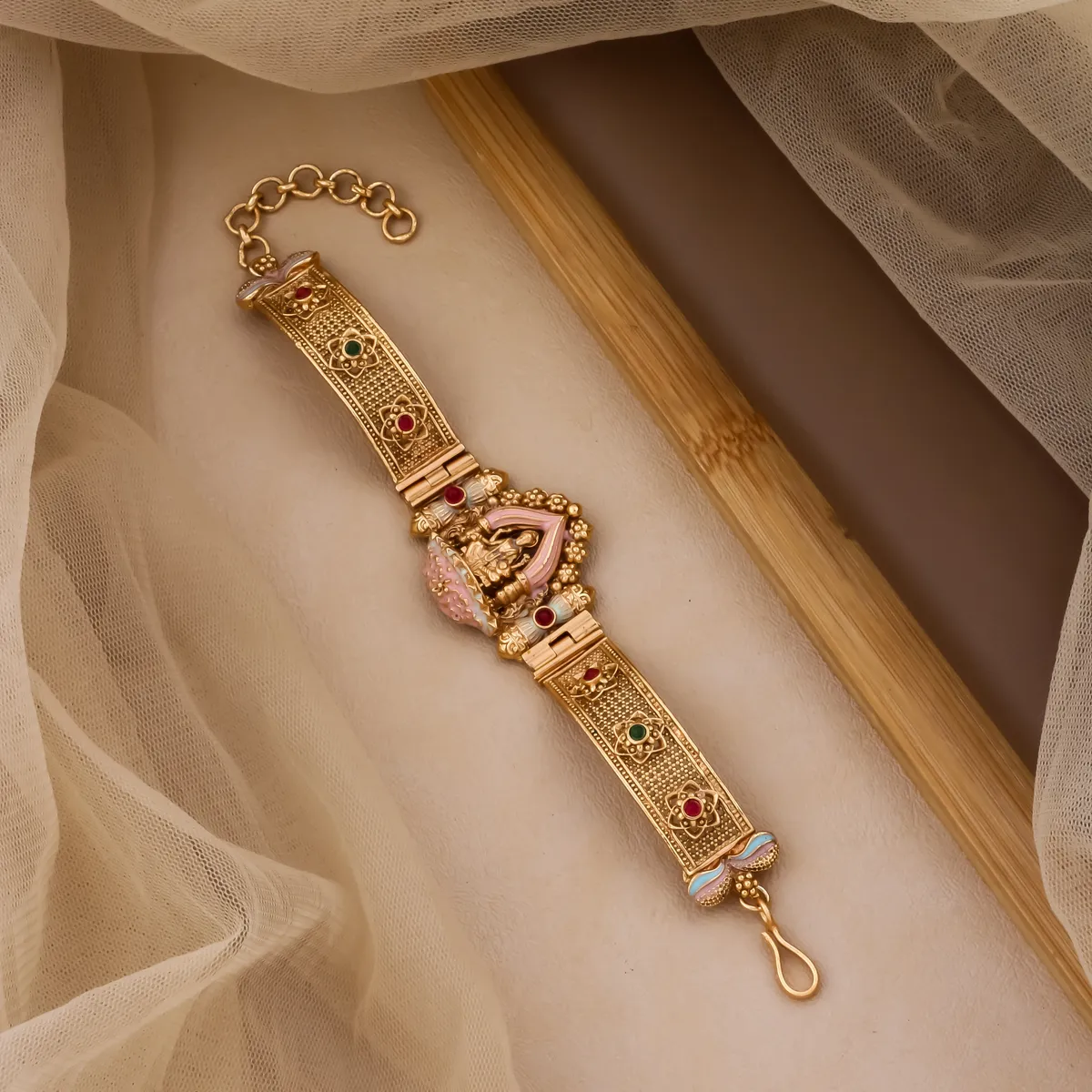 copper gold plated designer bracelet for women and girl