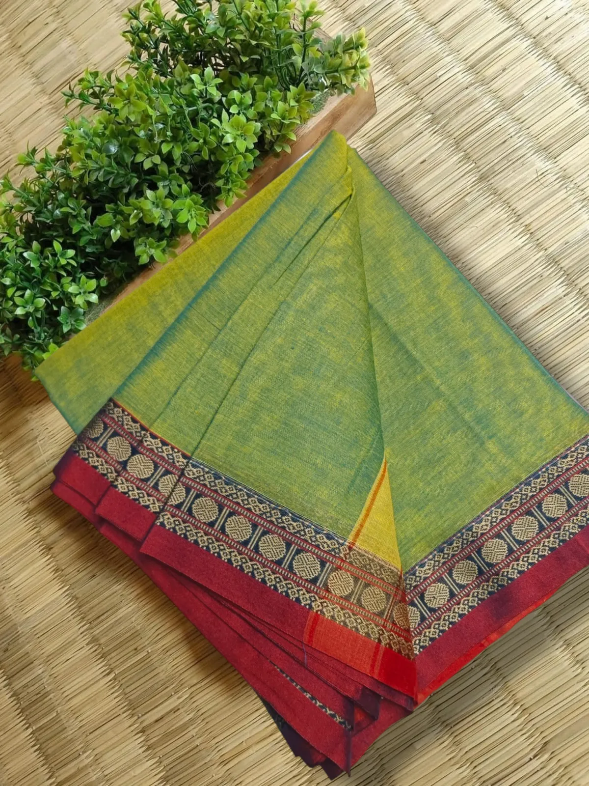 Shraddha Dual Shaded Exclusive Narayanpet Pure Cotton saree