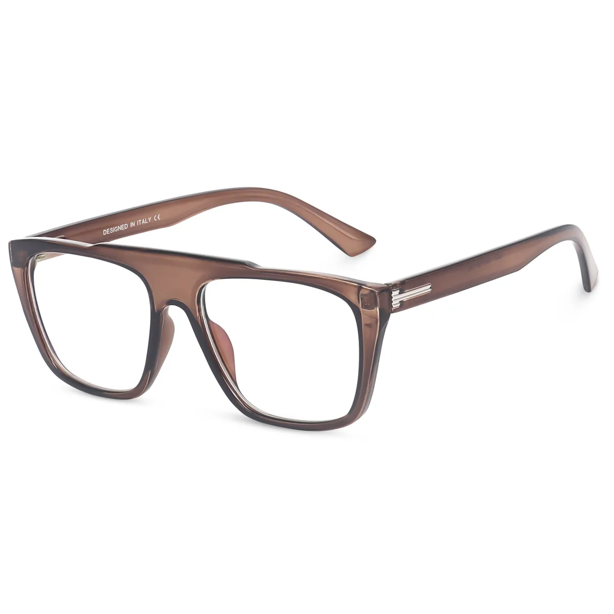 Specslook Aqua Brown Large Square