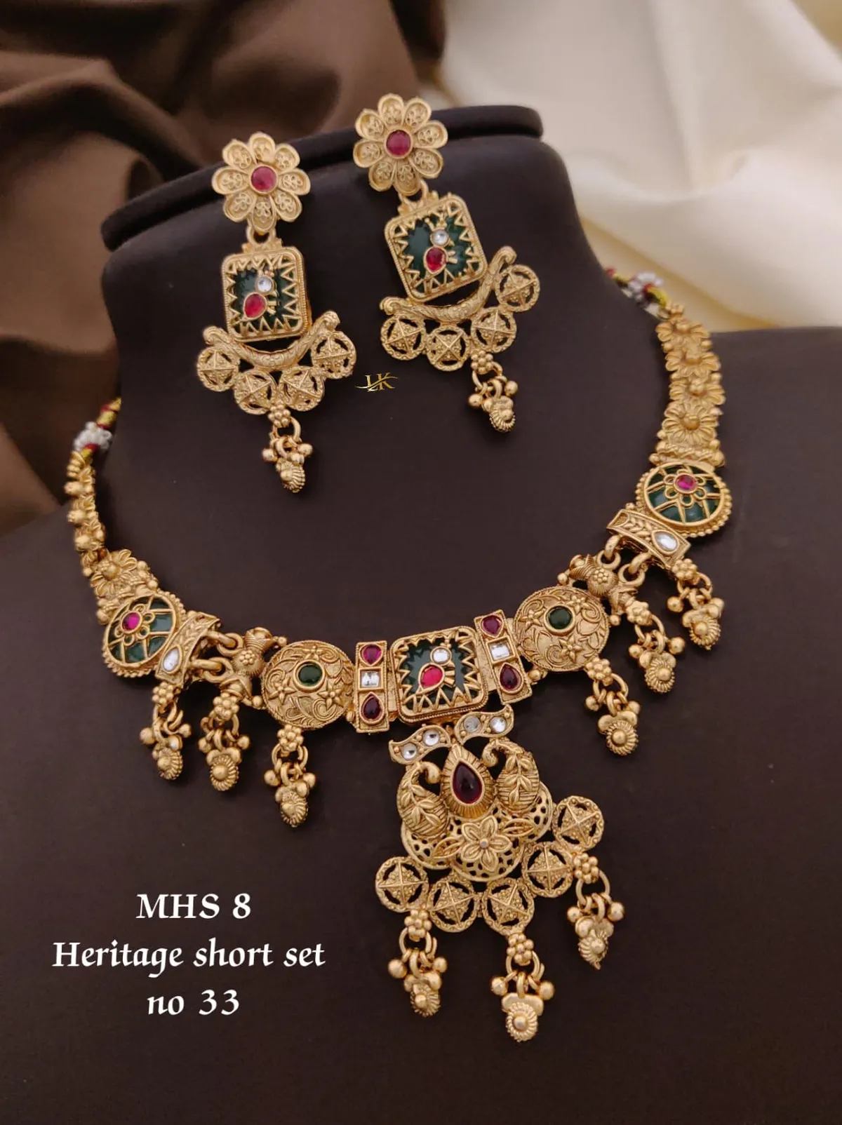Rajwadi Necklace Set