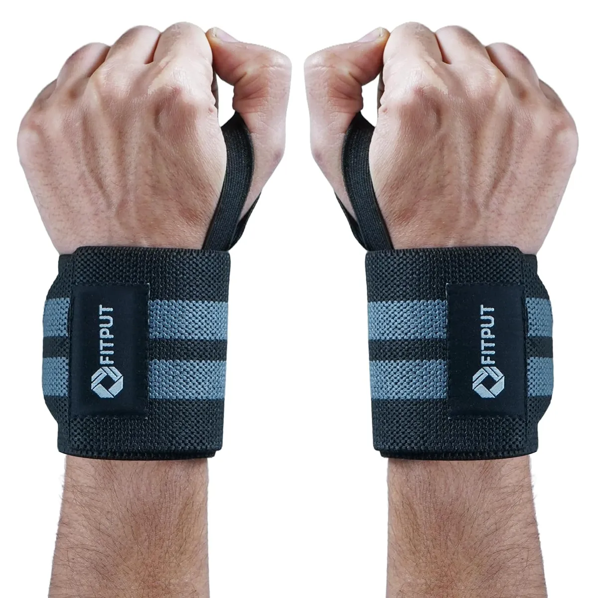 Wrist Band Grey 2 Pcs	