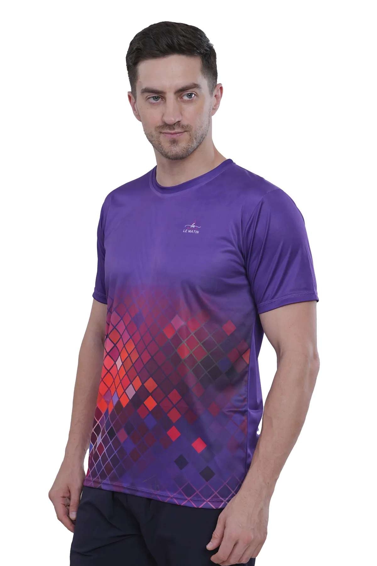 Purple Sublimation T-Shirt For Men