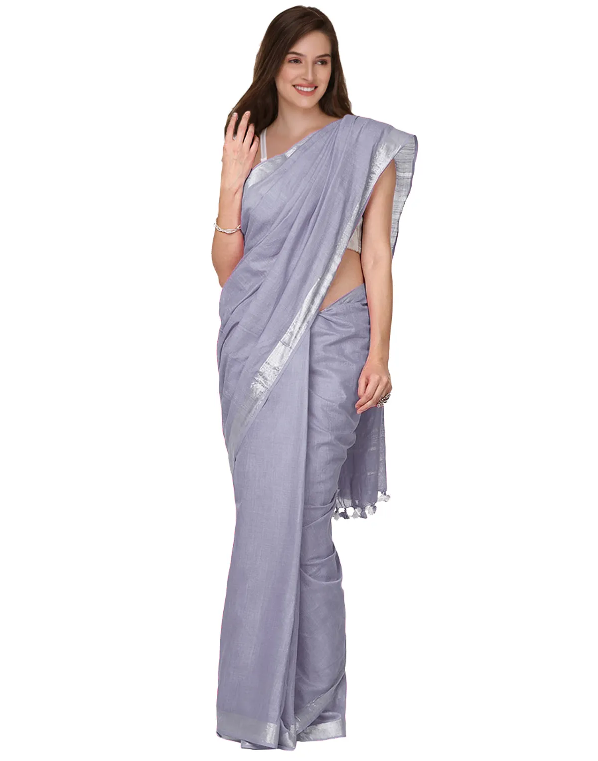 Cotton Slub Saree