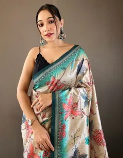 BOLLIQ_FAVORITES_COTTON_LINEN_SAREES__Bolliq - House Of Ethnic