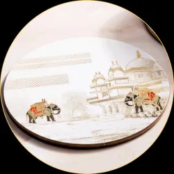 OUR_COLLECTIONS_PLACEMATS_TRIVETS__Blue Elephant