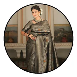 OUR_COLLECTIONS_BANARASI_SAREE__Panihari  Saree