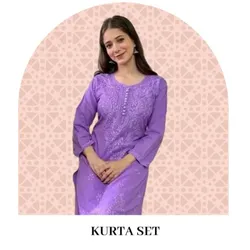 OUR_SPECIALTY__KURTA_SET__PKZ Lucknawi Chikan