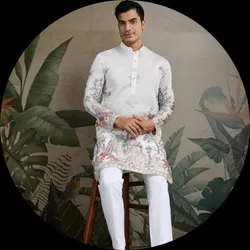 OUR_SPECIALTY__KURTA_PAJAMA_SET__Kesari - the label