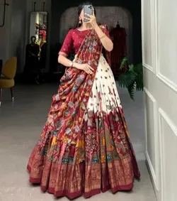 SHOP_BY_CATEGORY_DHOLA_SILK_LEHENGA__Dheylu Creation