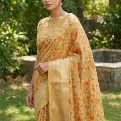 Tissue_Saree__Ranjri Fashion