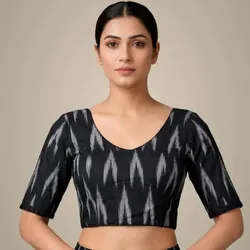 SHOP_BY_CATEGORY_NATURAL_CREPE_BLOUSE__Kaira Weaves