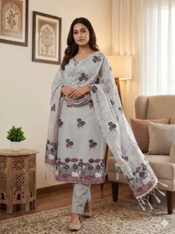 SHOP_BY_FABRIC_MUGA_BANARASI_COTTON__Ethanic Villa
