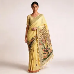 Drape_Your_Story_Muga_Cotton__THE DESI LUXE