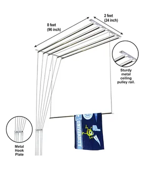 HOMWELLSTORE CEILING MOUNTED CLOTH DRYERS Buy CEILING MOUNTED CLOTH DRYERS from homwellstore online at best prices