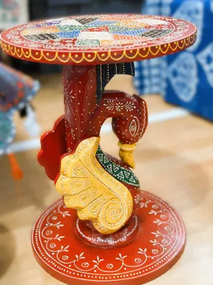 アンティーク HANDMADE IN マルチカバー INDIA アニマル