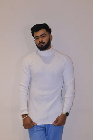 LOGO TURTLENECK 新品　BRIEFING SHAGGY KNIT