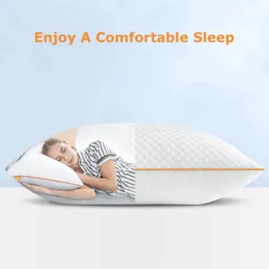 Homitt shredded memory foam pillow top
