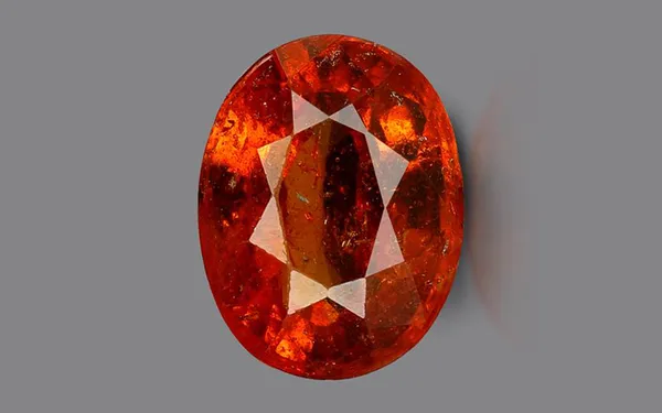 7.25_Ratti_Brown_Hessonite_Garnet/Gomed_Natural_Loose_Gemstone