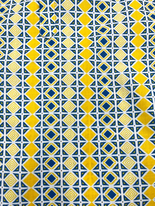 Blue_&_Yellow_Color_Printed_Kurta_Shirt