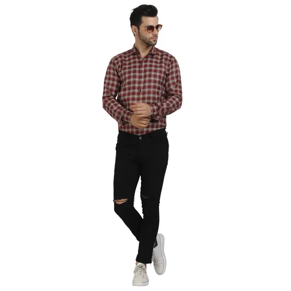 Indigo_cotton_fabric_checks_design_full_sleeve_shirt
