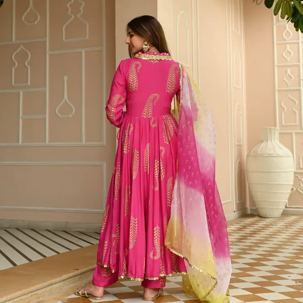 Pink_Rayon_Naira_Cut_Kurta_Pant_Set_With_Dupatta_For_Women