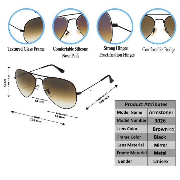 Louis_Kouros_Brown_Gradient_Armstoner_Mirrored(Glass),_UV_Protection,_Toughened_Glass_Lens,_UV_Protection,_Night_Vision,_Aviator_Sunglasses_(62)__(For_Men_&_Women,_Brown_Gradient)