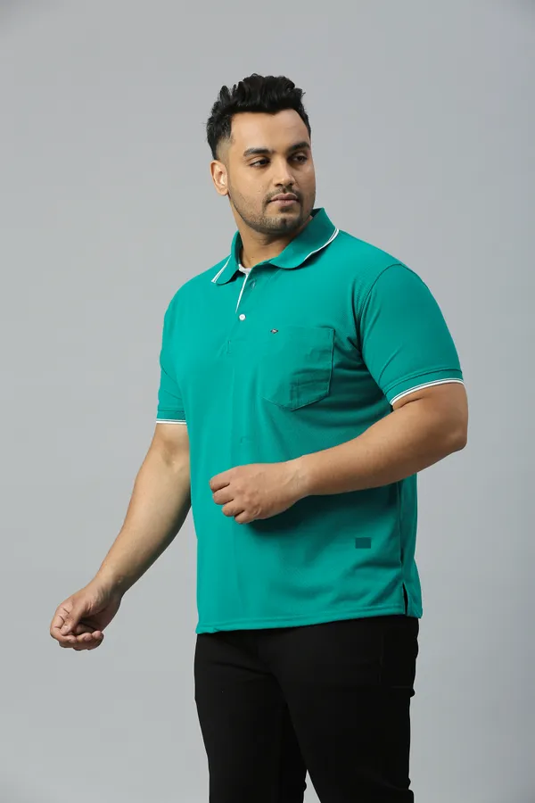 Plus_Size_Plain_Rama_Green_Polo_T-_Shirt__(2102)