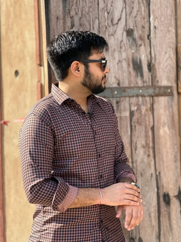 Pink_Cotton_Blend_Printed_Casual_Shirt_For_Men
