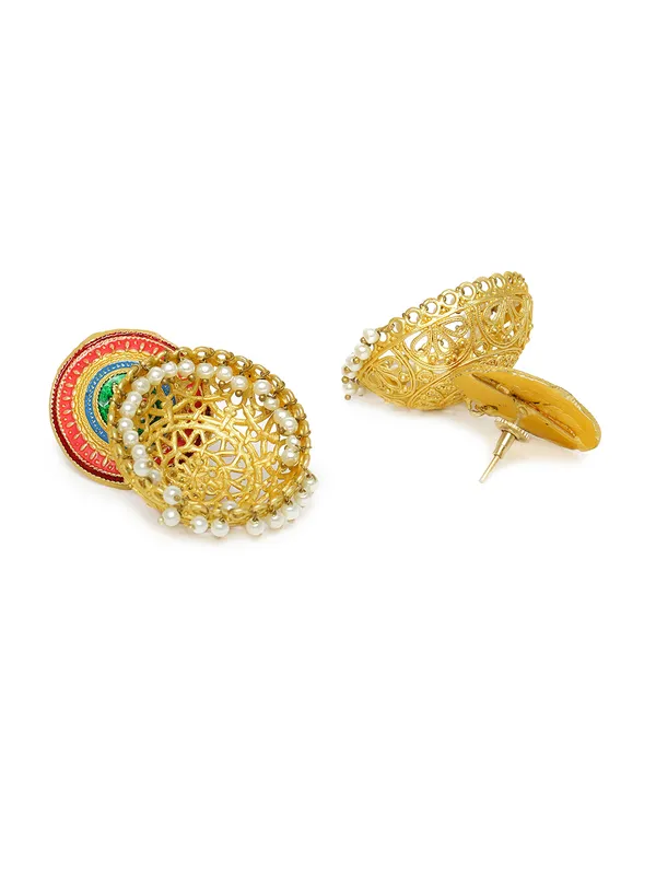 Gold-Plated_Dome_Shaped_Jhumkas