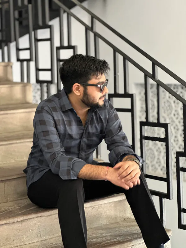 Grey_Cotton_Blend_Printed_Casual_Shirt_For_Men