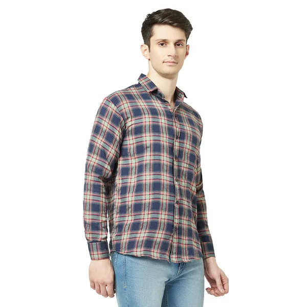 Rustblue_Cotton_Blend_Printed_Casual_Shirt_For_Men
