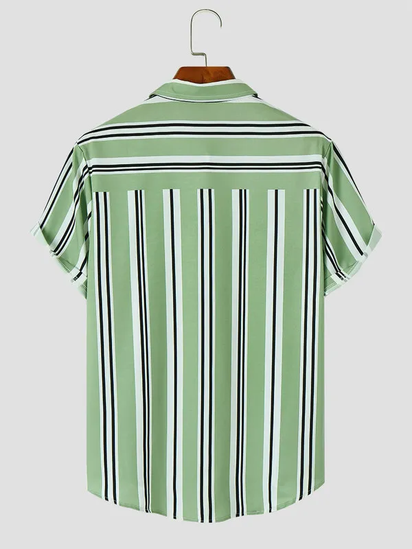 Green_Viscose_Printed_Casual_Shirt_For_Men