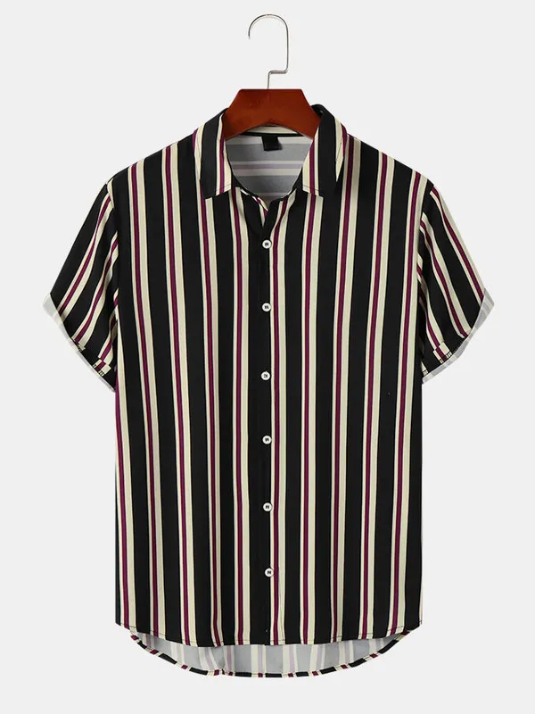 Black_Viscose_Printed_Casual_Shirt_For_Men