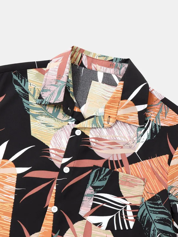 Black_Viscose_Printed_Casual_Shirt_For_Men