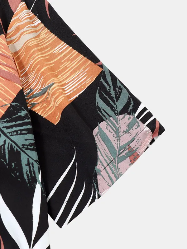 Black_Viscose_Printed_Casual_Shirt_For_Men