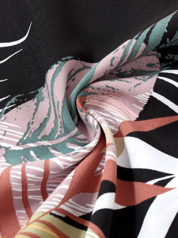 Black_Viscose_Printed_Casual_Shirt_For_Men