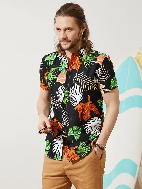 Multicolor_Viscose_Printed_Casual_Shirt_For_Men