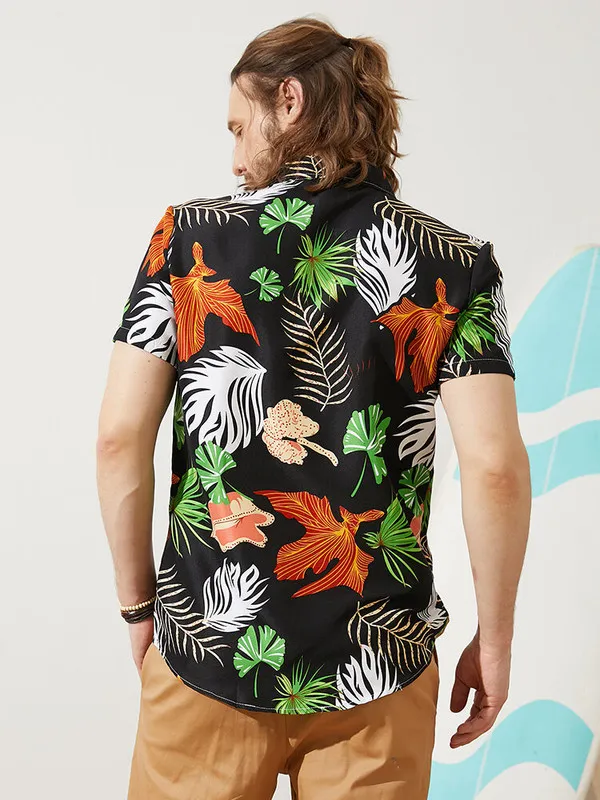 Multicolor_Viscose_Printed_Casual_Shirt_For_Men