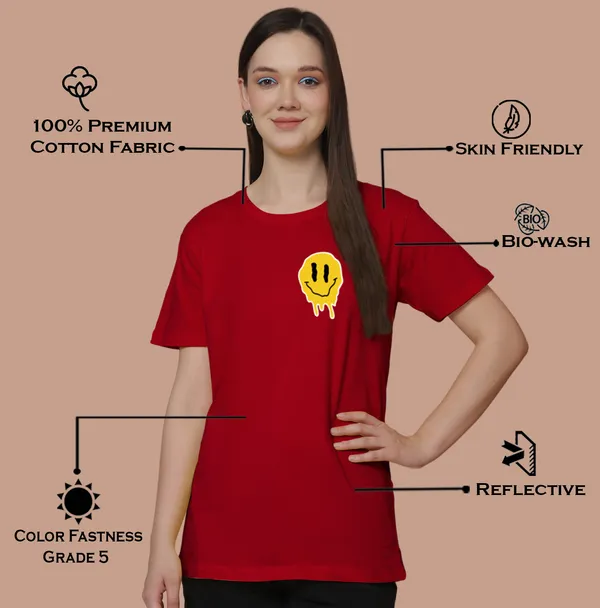 Women_Red_Do_What_Makes_You_Happy_Print_Oversized_Tshirt