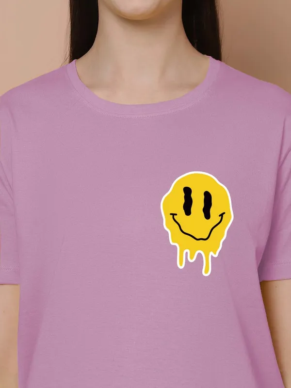 Women_Purple_Do_What_Makes_You_Happy_Print_Oversized_Tshirt