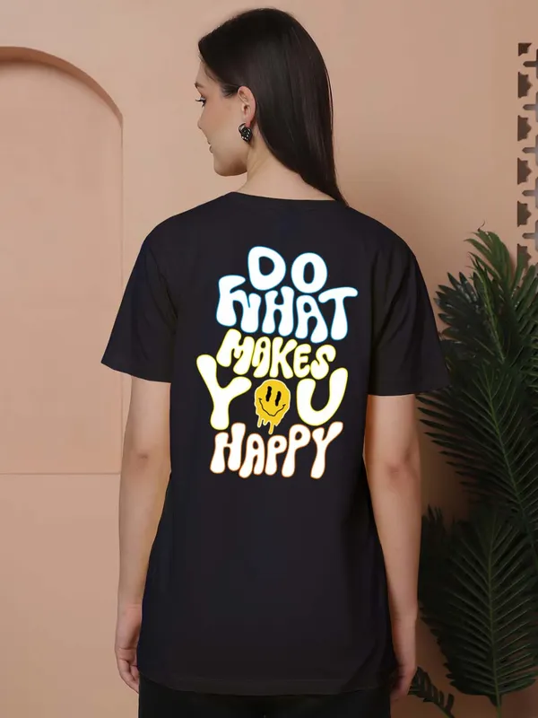 Women_Navy_Blue_Do_What_Makes_You_Happy_Print_Oversized_Tshirt