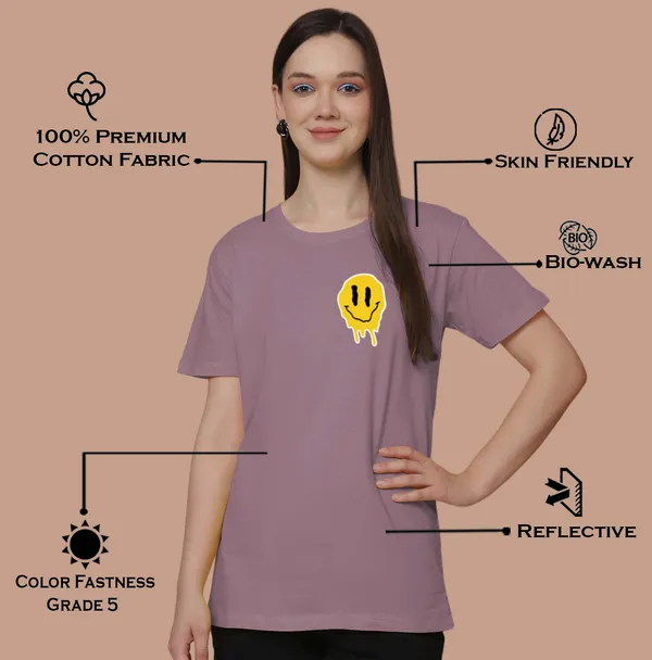 Women_Dark_Purple_Do_What_Makes_You_Happy_Print_Oversized_Tshirt