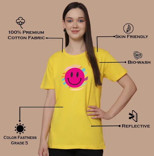 Women_Yellow_Smiley_Print_Oversized_Tshirt