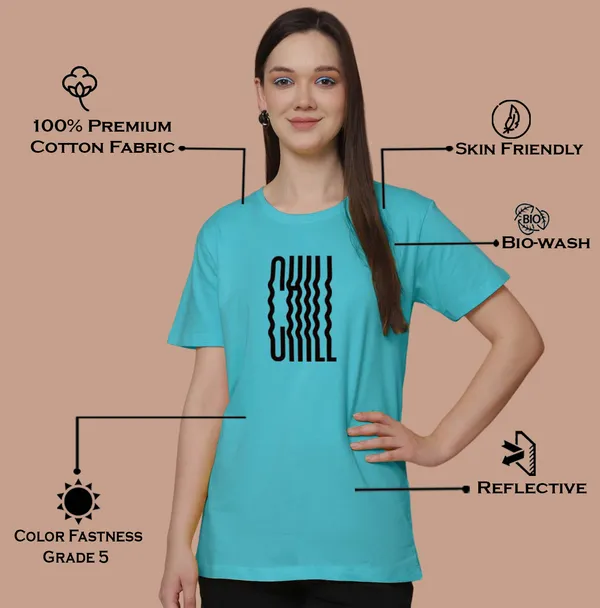Women_Turquiose_Blue_Chill_Print_Oversized_Tshirt
