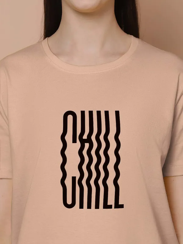 Women_Coral_Chill_Print_Oversized_Tshirt